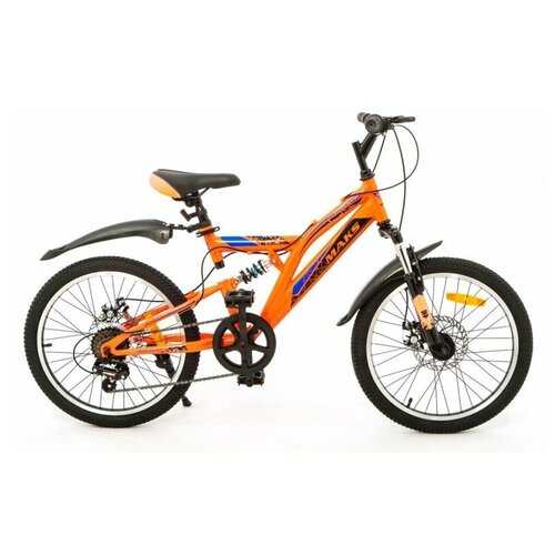 Велосипед 20 MAKS RUNNER MD (Двухподвес) (6-ск.) (рама 13) оранжевый