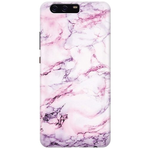 фото Cиликоновый чехол фиолетовый мрамор на huawei p10 / хуавей п10 re:pa