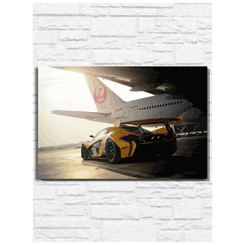 Картина по номерам на холсте игра gran turismo sport - 9605 Г 30x40