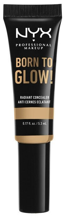 NYX professional makeup Консилер Born To Glow Radiant Concealer, оттенок True beige 08