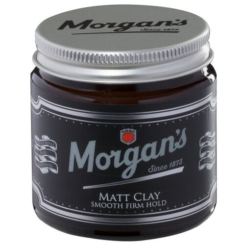 Morgan's Глина матовая для укладки Matt Clay, сильная фиксация, 120 мл salerm cosmetics глина proline matt clay средняя фиксация 125 мл