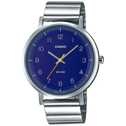 Наручные часы CASIO, синий, серебряный