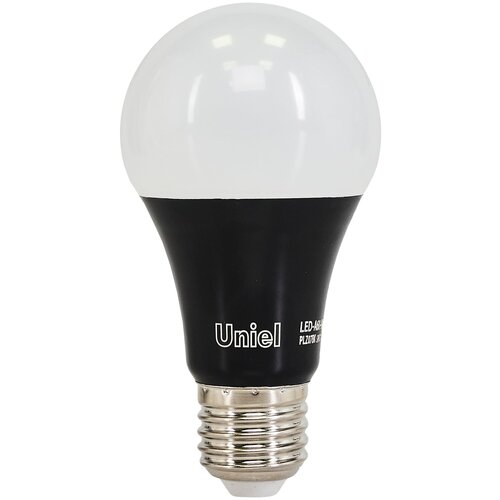 Лампа светодиодная ультрафиолетовая Uniel E27 170-240 В 9 Вт груша, фиолетовый свет