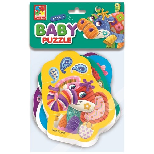 Купить Мягкие пазлы Baby Puzzle Vladi Toys Чудо зоопарк , VT1106-60