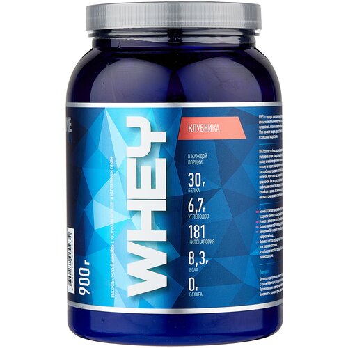 Протеин RLINESportNutrition Whey, 900 гр., клубника