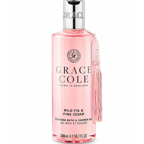 Grace Cole/Гель для ванны и душа Дикий инжир и розовый кедр 300мл./Wild Fig & Pink Cedar набор дикий инжир и розовый кедр wild fig