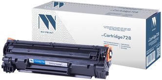 Лазерный картридж NV Print NV-728 для Canon i-SENSYS MF4370, MF4410, MF4430, MF4450, MF4450d (совместимый, чёрный, 2100 стр.)