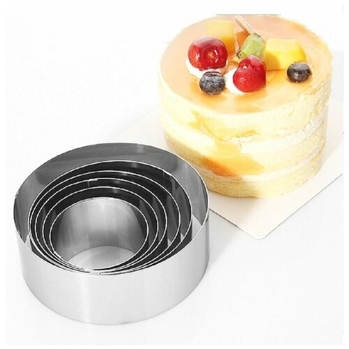 Набор кулинарных колец для выпечки и выкладки Vertex Santorino 6шт.