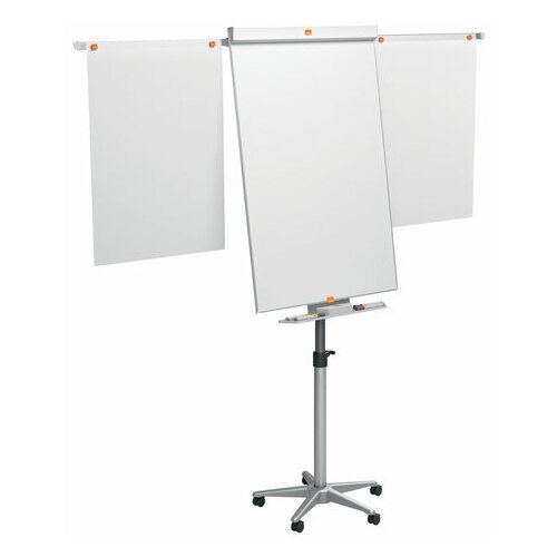 фото Доска-флипчарт магнитно-маркерная 70х100 см, передвижная, nobo piranha mobile, (acco brands, сша), 1901920, 1 шт.
