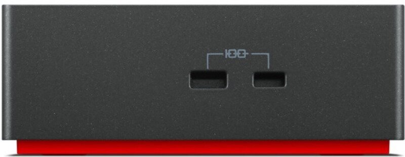 Док-станция Lenovo ThinkPad Universal USB-C Dock, (RJ-45, 2xUSB 2.0, 3xUSB 3.1, 1xUSB Type-C, 1xHDMI, 2xDP, Mini jack). Черный 40AY0090EU - фото №2