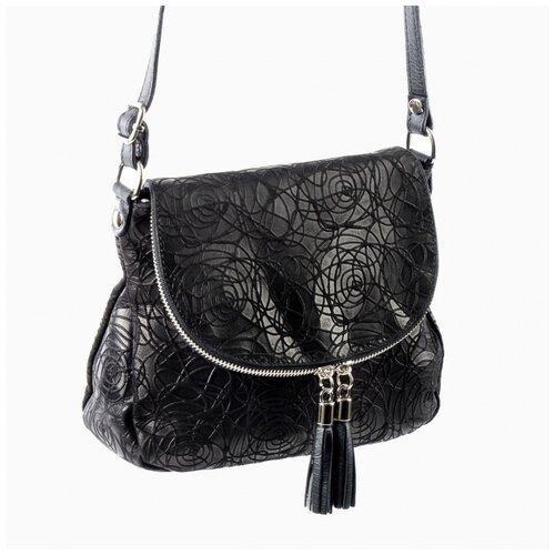 фото Сумка женская итальянская roberta firenze caos 106 чёрная