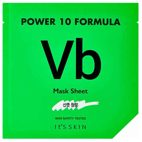 Маска для лица ITS SKIN POWER 10 FORMULA VB с витамином B (восстанавливающая) 25 мл