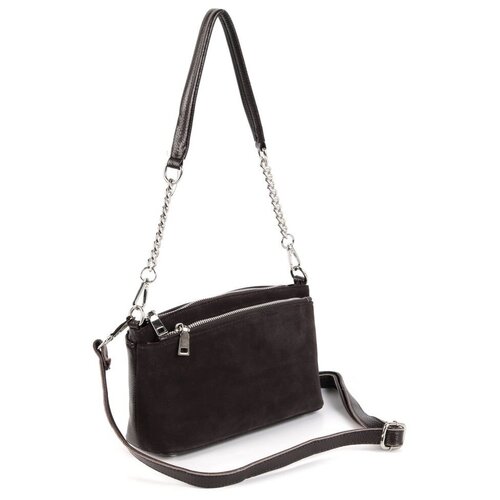 фото Женская кожаная сумка 1631-в кофе fuzi house