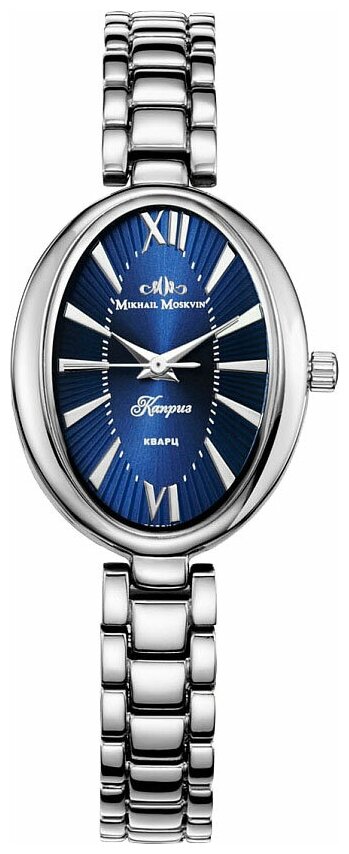 Наручные часы Mikhail Moskvin 600-1-1, серебряный, синий