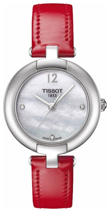 Наручные часы TISSOT T084.210.16.116.00, красный, серебряный