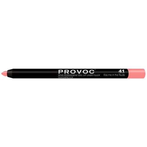 Provoc гелевая подводка в карандаше для губ Semi-Permanent Gel Lip Liner, 41 kiss me in the nude