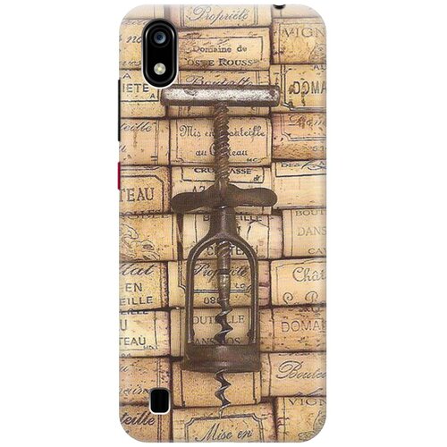 фото Re:pa накладка transparent для zte blade a7 2019 с принтом "штопор и вино"