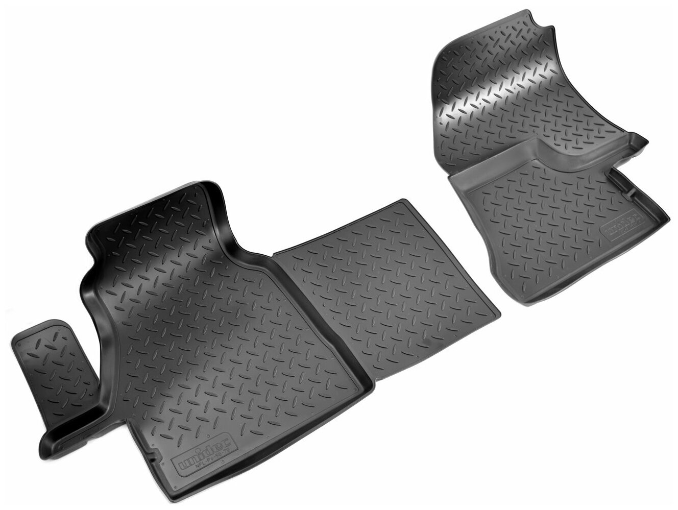 фото Комплект ковриков NorPlast NPL-Po-56-70 для Mercedes-Benz Sprinter 2000-2006 г., 2 шт.