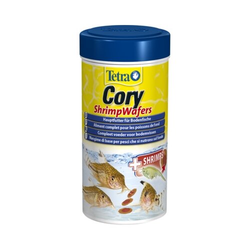 Tetra (корма) ВИА Корм для плекостомусов и коридорасов, пластинки Tetra Cory Shrimp Wafers 2574290, 0,140 кг