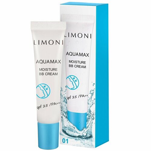 LIMONI ББ-крем для лица увлажняющий тон 2 15 мл. AQUAMAX MOISTURE BB CREAM