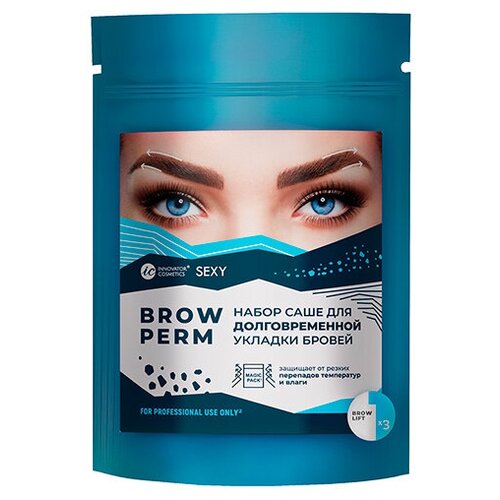 Innovator Cosmetics, Состав №1 для ламинирования бровей Brow Lift, 3х2 мл