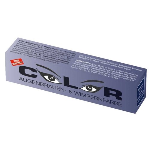 Краска для бровей и ресниц Color, иссиня-черный цвет