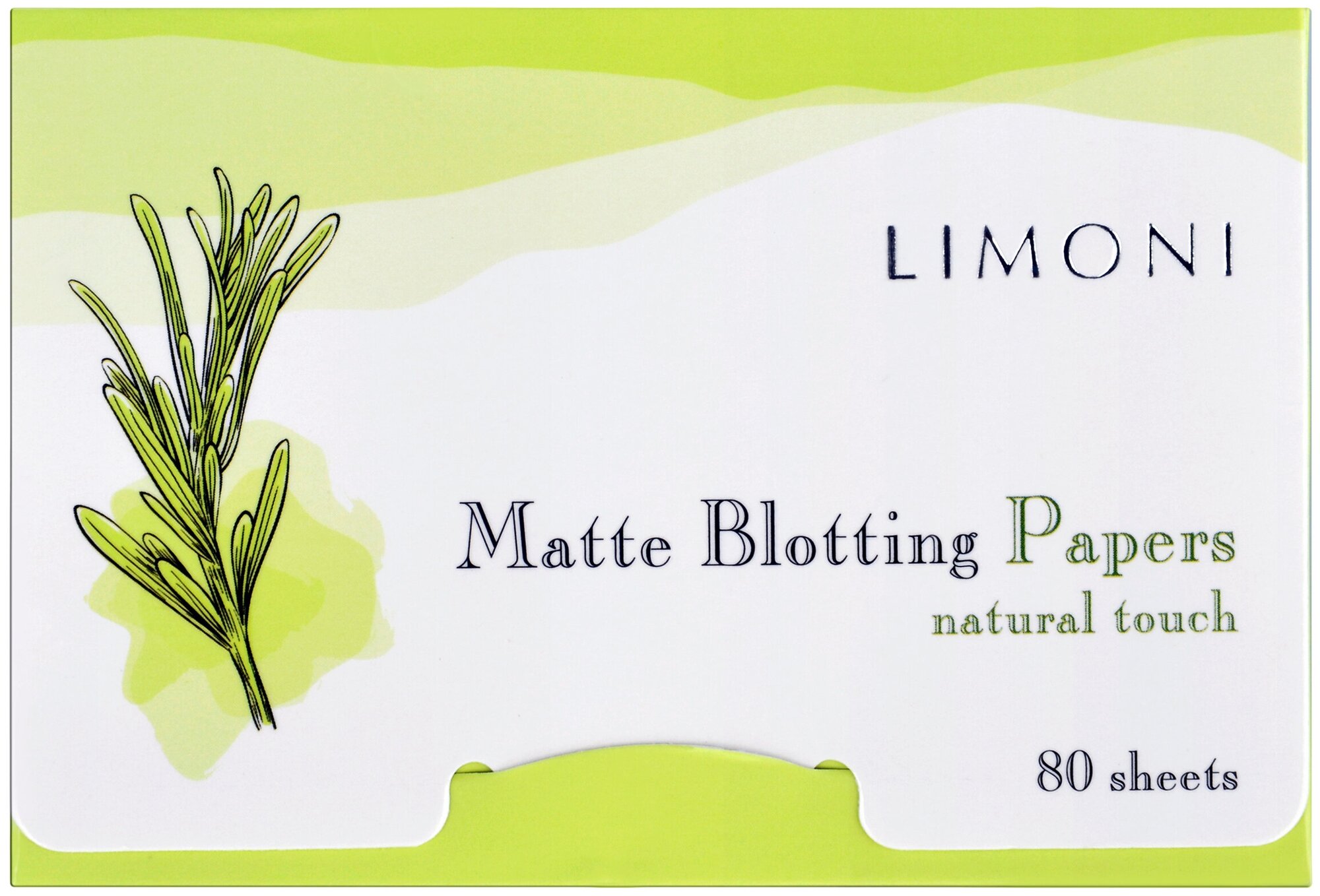 LIMONI Салфетки для лица матирующие / Matte Blotting Papers white 80 шт - фото №9