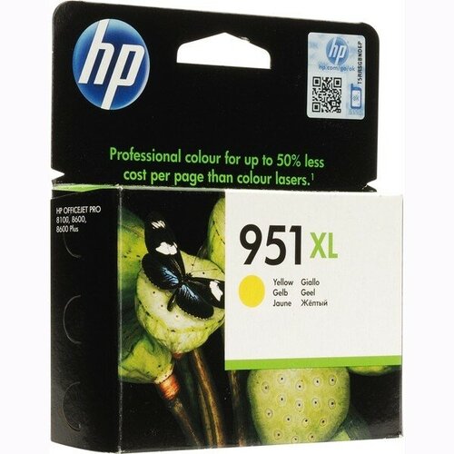 Расходный материал HP 951XL Yellow Officejet Ink Cartridge CN048AE