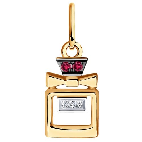 фото Sokolov подвеска из золота с бриллиантами и рубинами 4030150