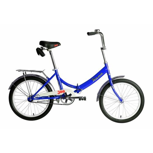 Велосипед городской складной Forward Кама 20 (2023), синий/серебристый