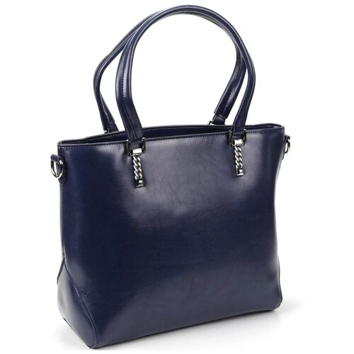 фото Женская кожаная сумка 1490 блу fuzi house