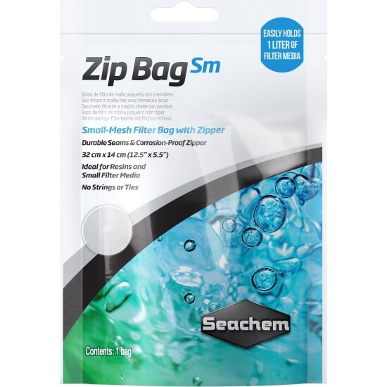 Мешок Seachem Zip Bag S для наполнителей 32х14см