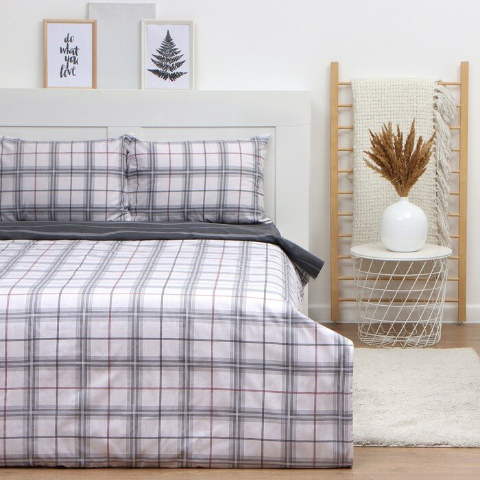 фото КПБ LoveLife "Серая клетка"