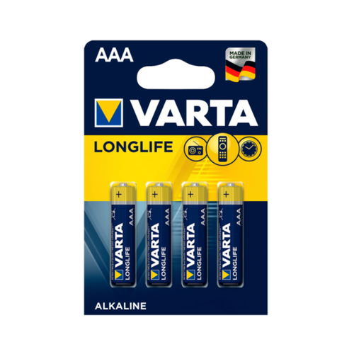 Варта / Varta - Батарейки Longlife micro AAA LR03 1,5V 4 шт
