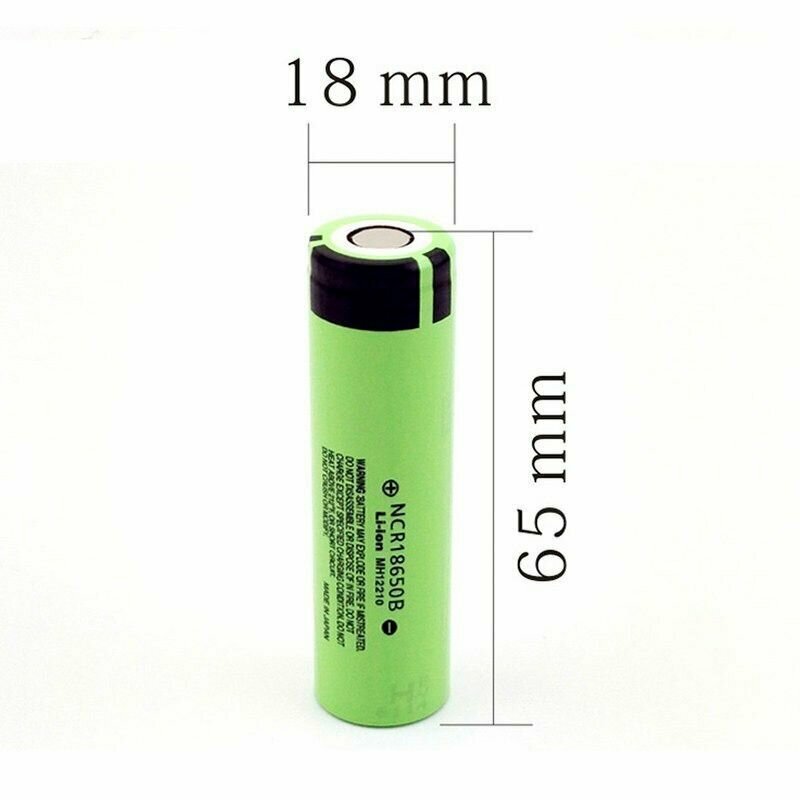 Аккумулятор 18650 емкостью 2000mAh перезаряжаемый — фото 1