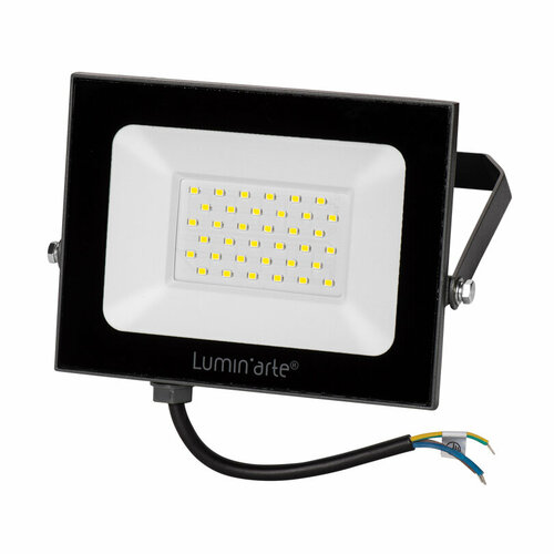 Прожектор LED 50W 5700K IP65 черный Lumin arte