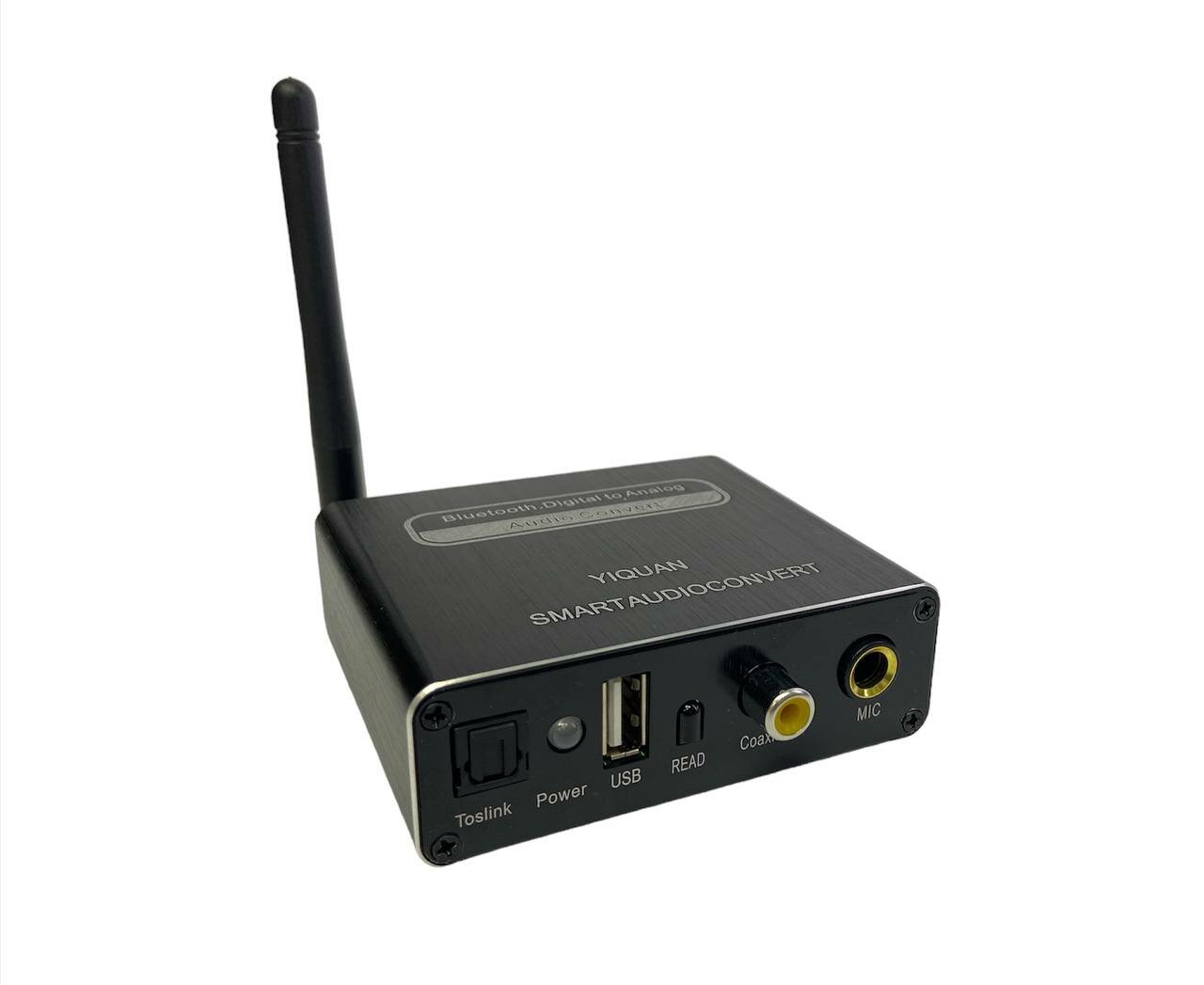 Мультимедиа плеер конвертер Bluetooth 50 USB Optical Toslink Coaxial на 35 jack RCA тюльпаны Караоке Микрофон с пультом управления громкостью
