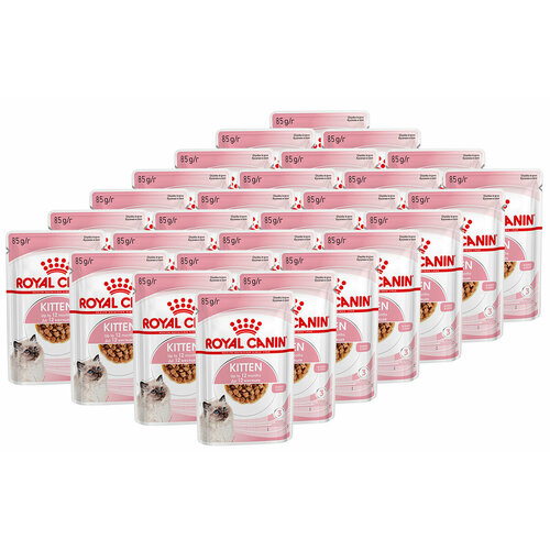 ROYAL CANIN KITTEN для котят в соусе пауч (85 гр х 28 шт)