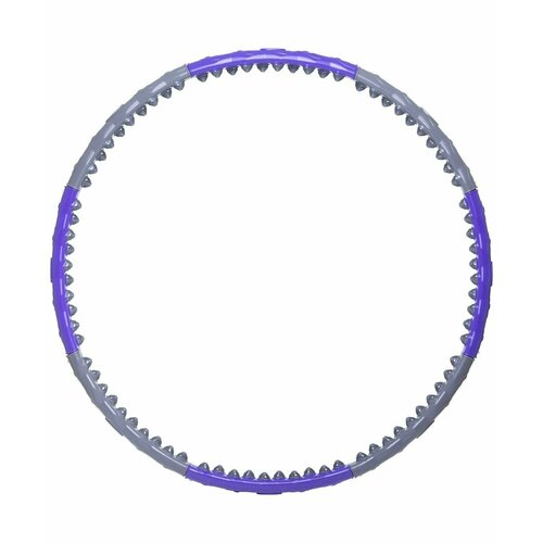 Обруч массажный HH-107 разборный двухрядный серыйфиолетовый Starfit УТ-00019066 2789₽