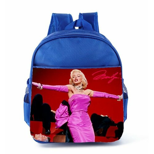 Рюкзак синий Мэрилин Монро, Marilyn Monroe №5 рюкзак розовый мэрилин монро marilyn monroe 17