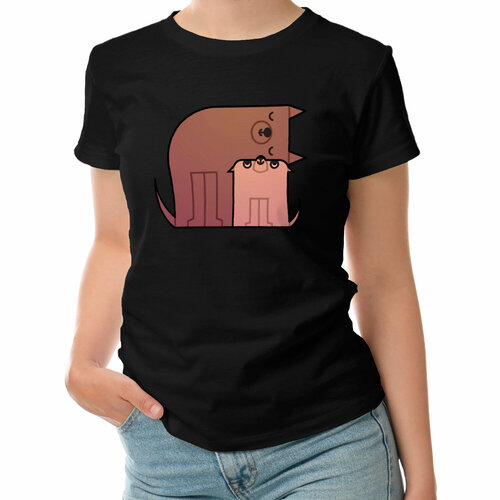 фото Футболка roly, размер m, черный