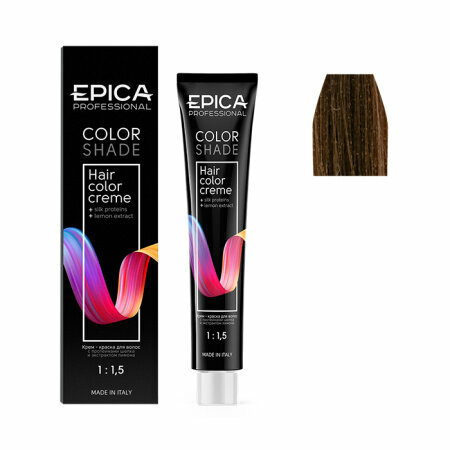 8.77 EPICA PROFESSIONAL COLORSHADE Крем-краска светло-русый шоколадный интенсивный, 100 мл.