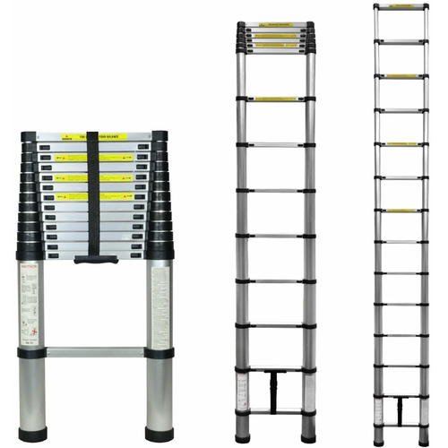 Телескопическая лестница МИ 2.0м 7 ступеней