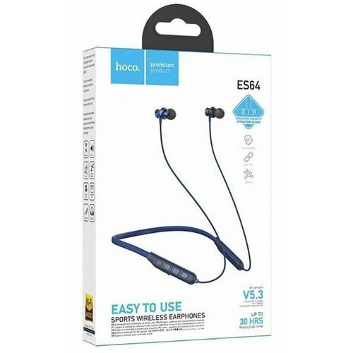 Беспроводные наушники для спорта Hoco ES64 BT5330ч Черные 84900₽