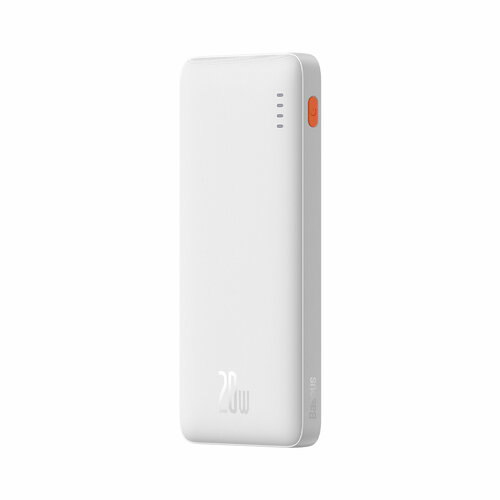 Внешний аккумулятор Baseus Airpow Fast Charge Power Bank 10000mAh 20W с кабелем USB to Type-C 30cm Белый PPQD090002 308200₽