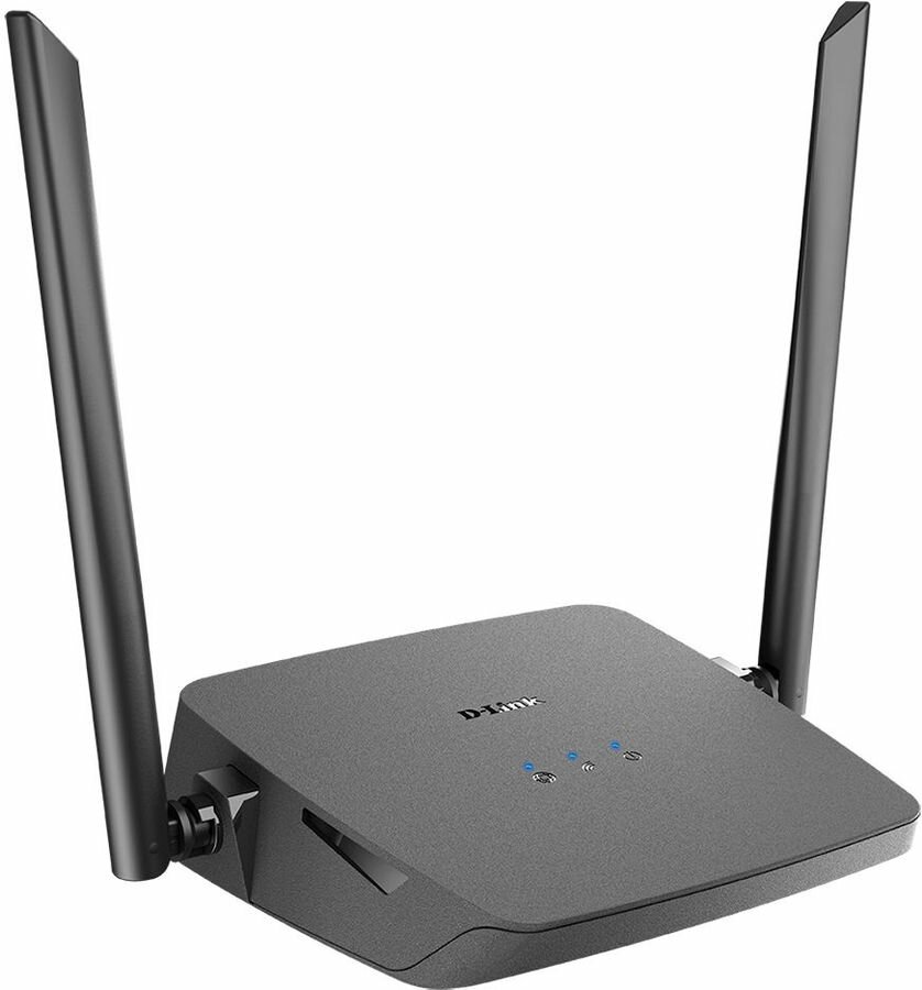 Wi-Fi роутер D-Link DIR-615/Z1A, N300, черный