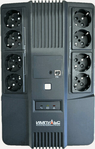 Изображение товара Источник бесперебойного питания Импульс Мастер 1000 1000ВА/600Вт