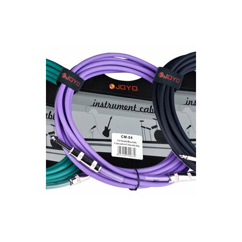 Кабель аудио 1xJack - 1xJack Joyo CM-04 (фиолетовый) 4.5m кабель аудио 1xjack 1xjack joyo cm 12 purple 4 5m