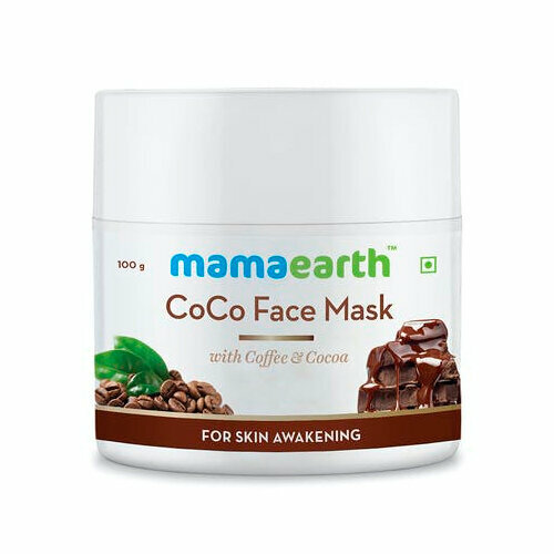 Маска для лица с маслом Какао и экстрактом Кофе, Coco Face Mask 100 мл. MamaEarth