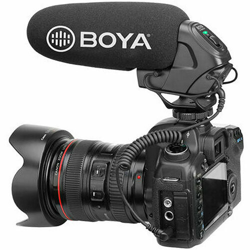 Микрофон BOYA BY-BM3030 черный, размер 209,7 x 103,3 x 50 мм